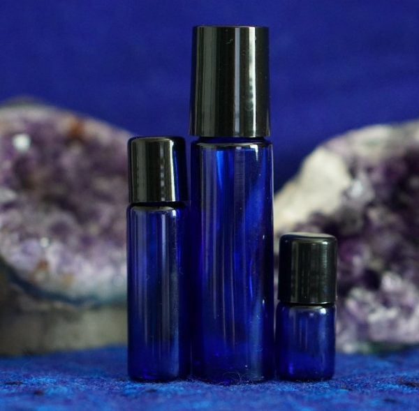 Cobalt Blue Roll-On Bottle
