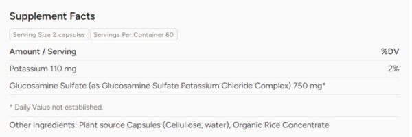 Glucosamine Sulfate - Glucosamine - Image 2