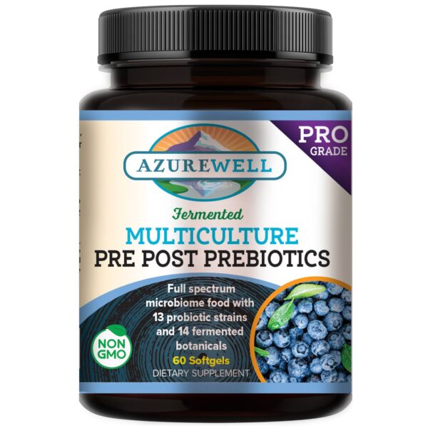 AzureWell MultiCulture Pre Post Probiotics (Fermented)