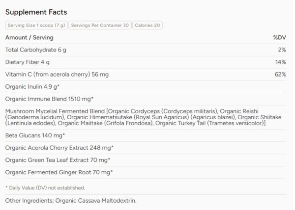 Mushroom Fermented Blend Powder -AzureWell - Image 2